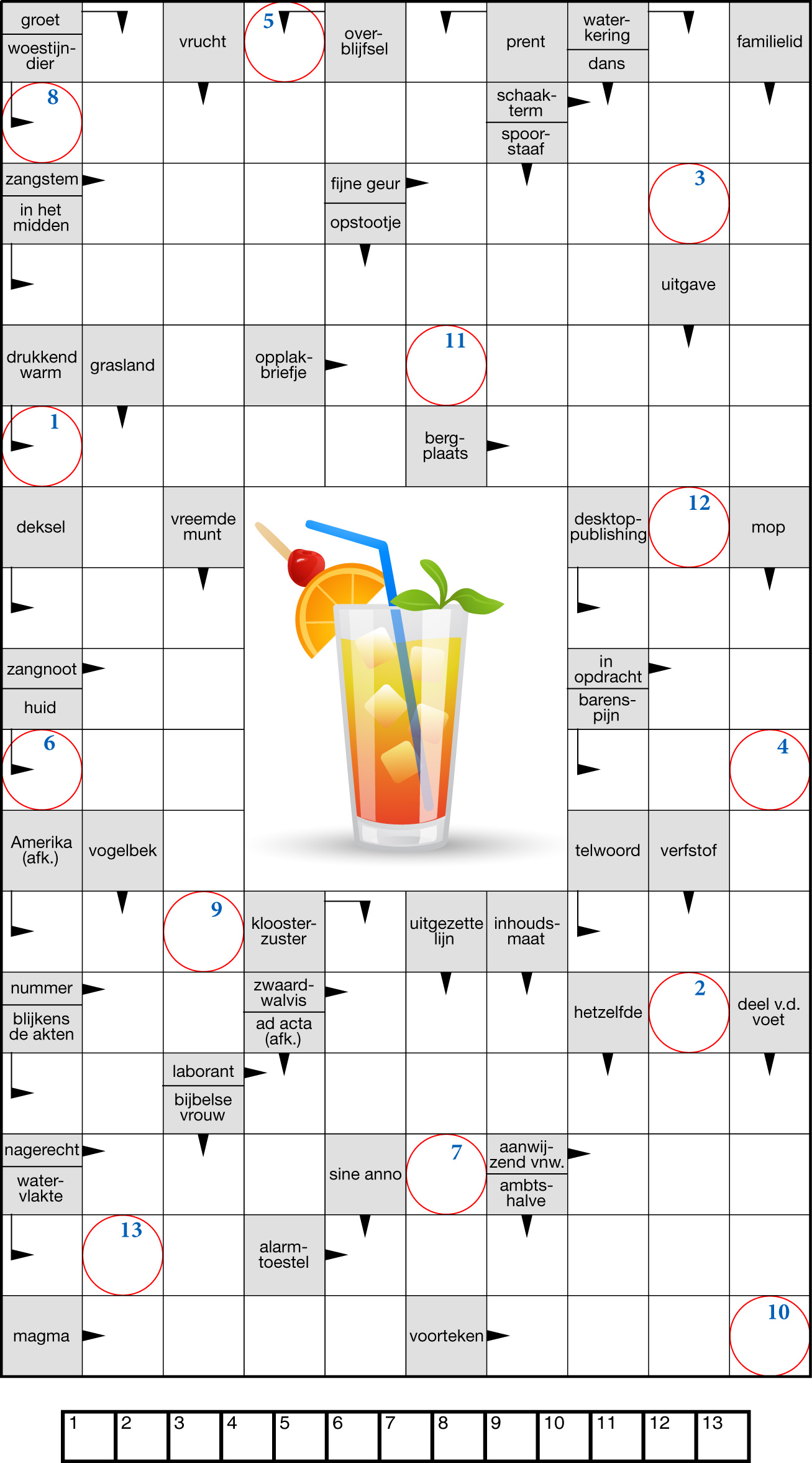 Zweedse puzzel met illustratie